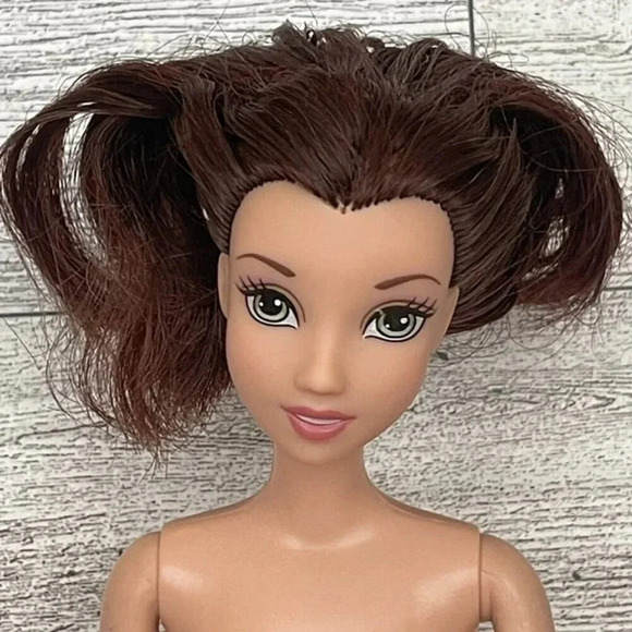 1999 Vintage Disney Mattel Barbie Belle Beauty & The Beast Doll Nude - Picture 1 of 10